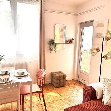Appartement La Brique - Calme & Cozy - Wifi & Metro 2 A Deux Pas *